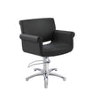 Fauteuil MONIQUE Noir Base Luna Block
