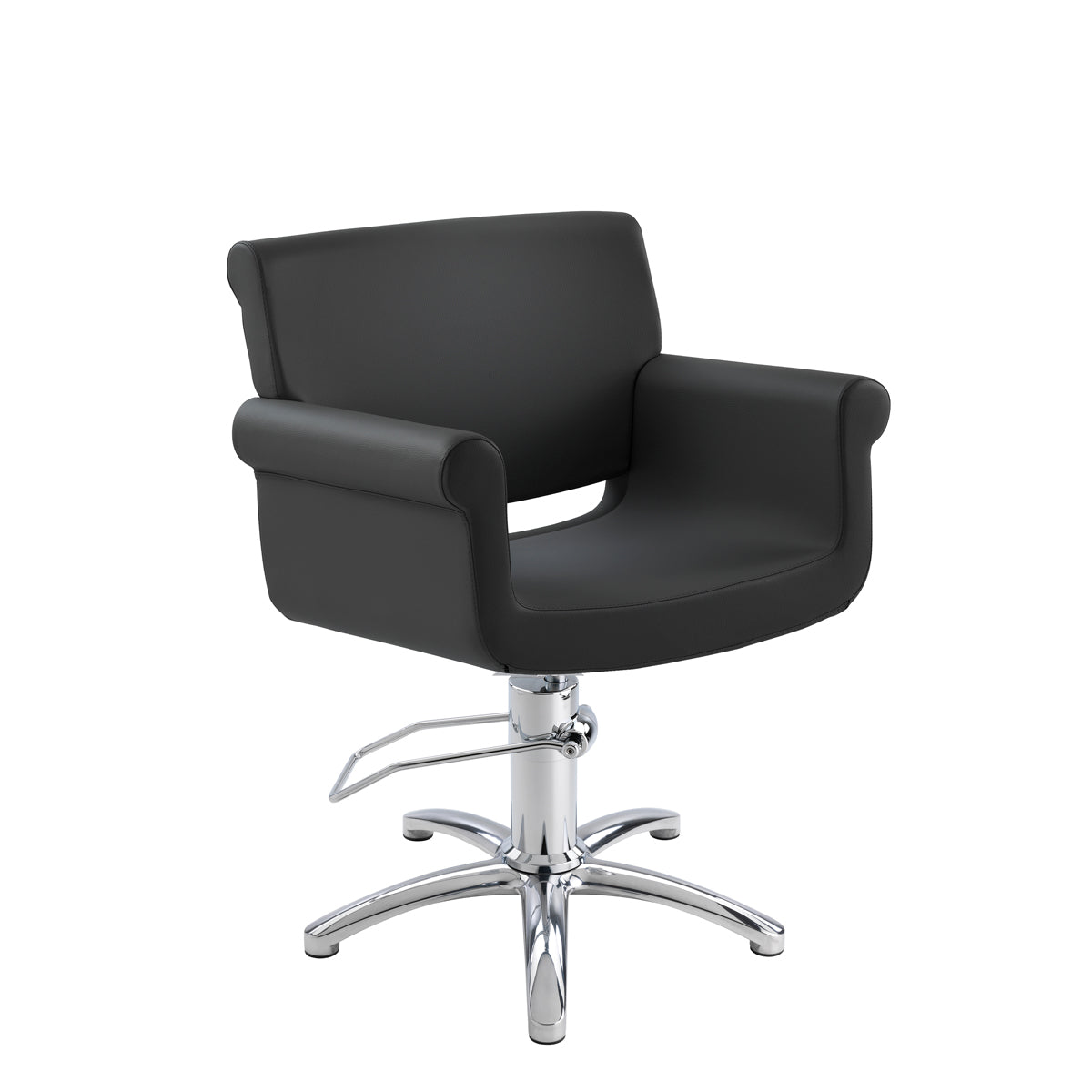 Fauteuil MONIQUE Noir Base Luna Block