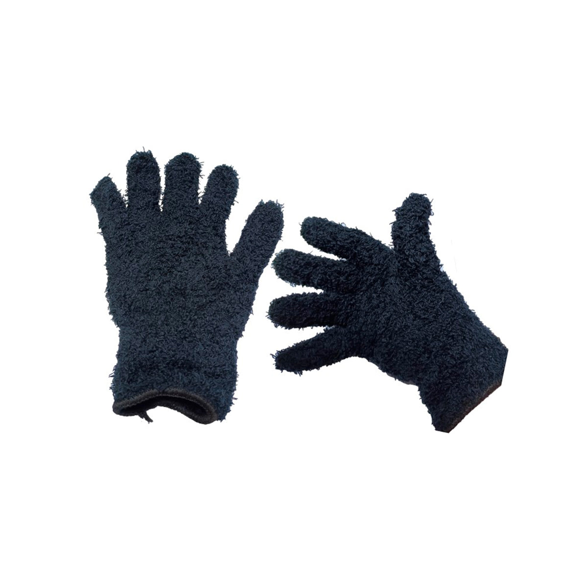 Black Microfiber Hair Dye Gloves 1 Pair