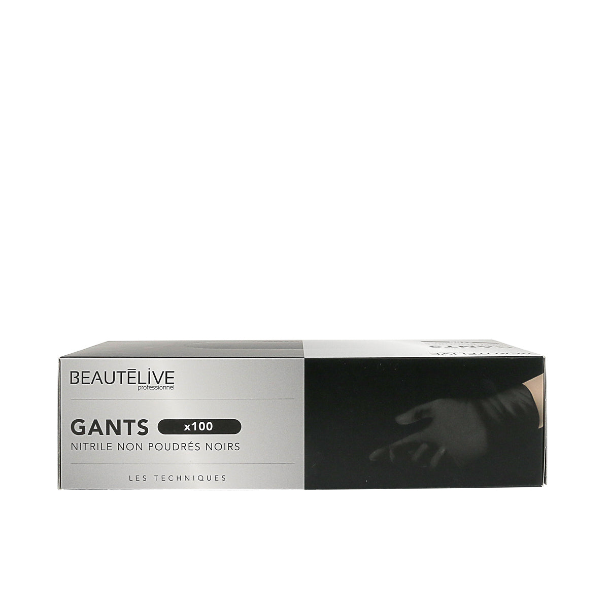 Black Powder-Free Nitrile Gloves X100
