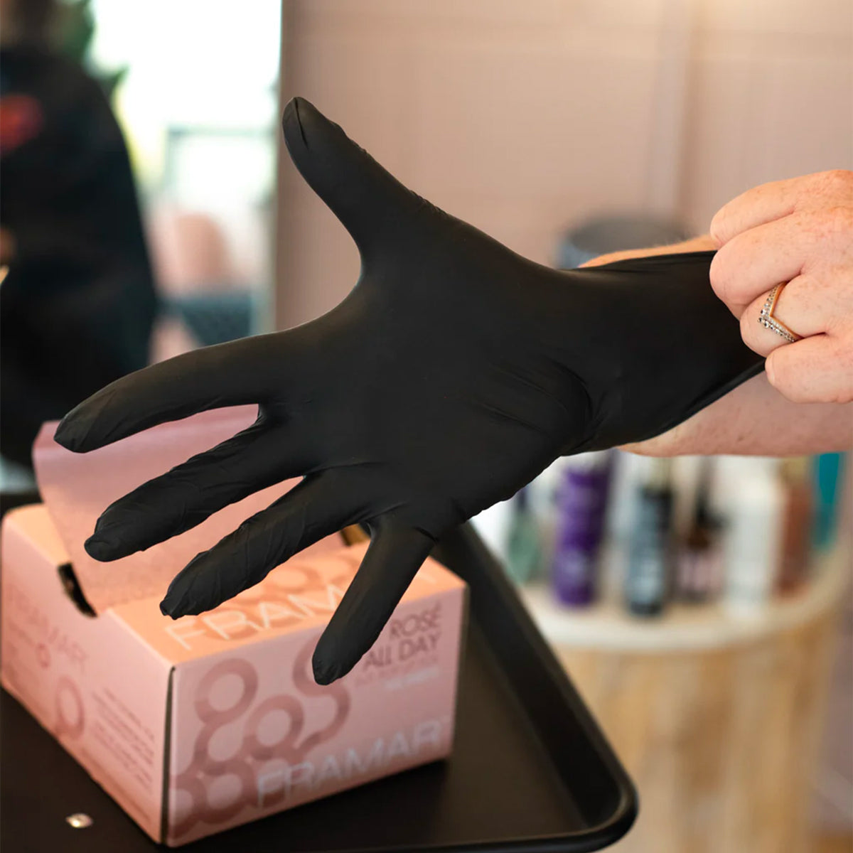 Nitrile Gloves MIDNIGHT MITTS X100