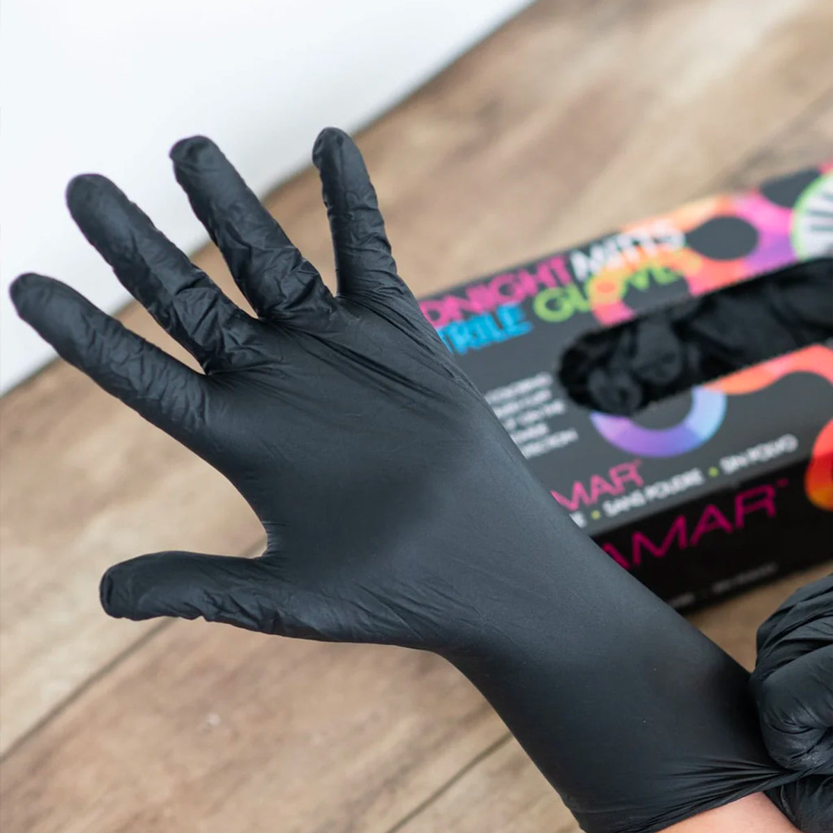 Nitrile Gloves MIDNIGHT MITTS X100