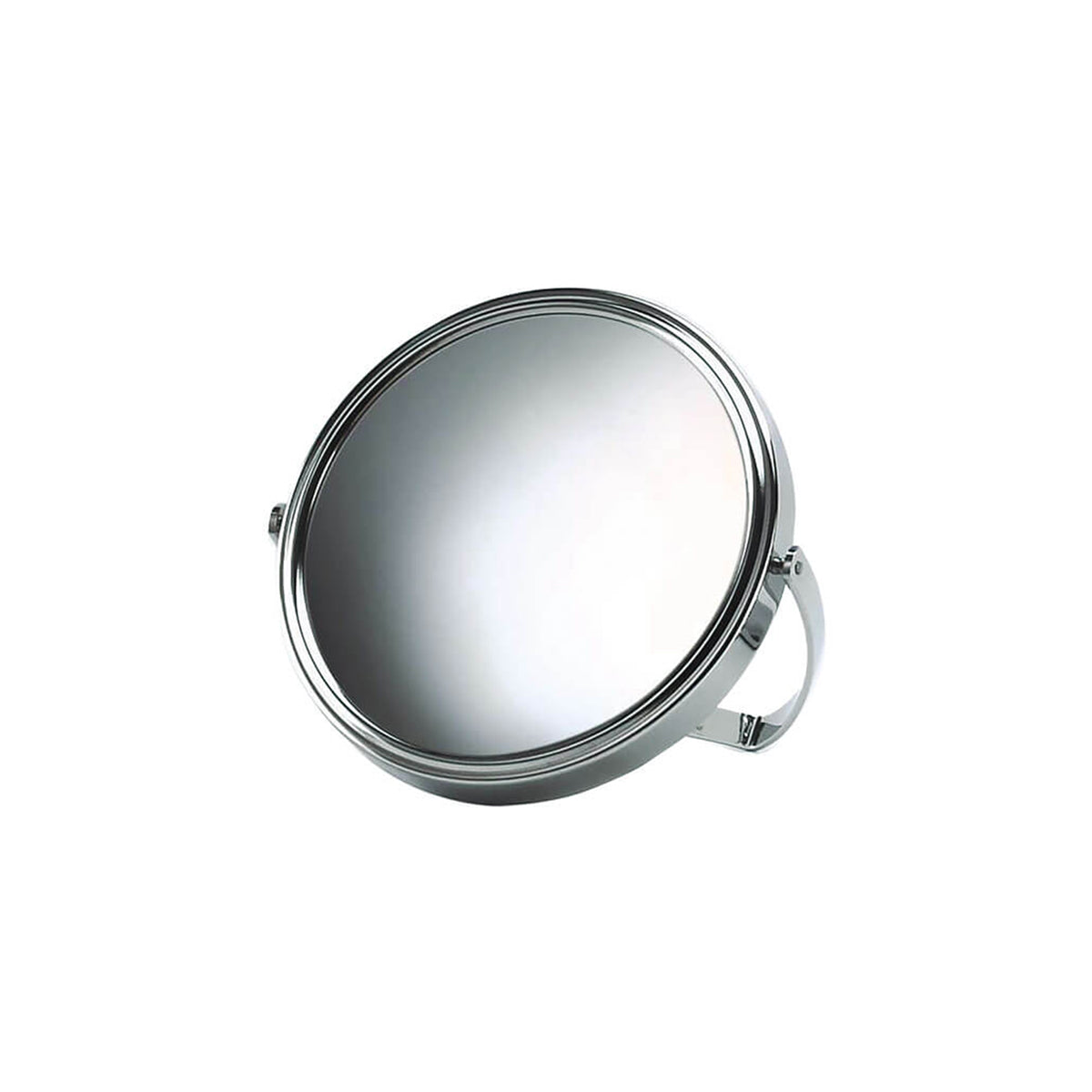 Chrome Round Magnifying Mirror 10x Magnification 18cm Diameter