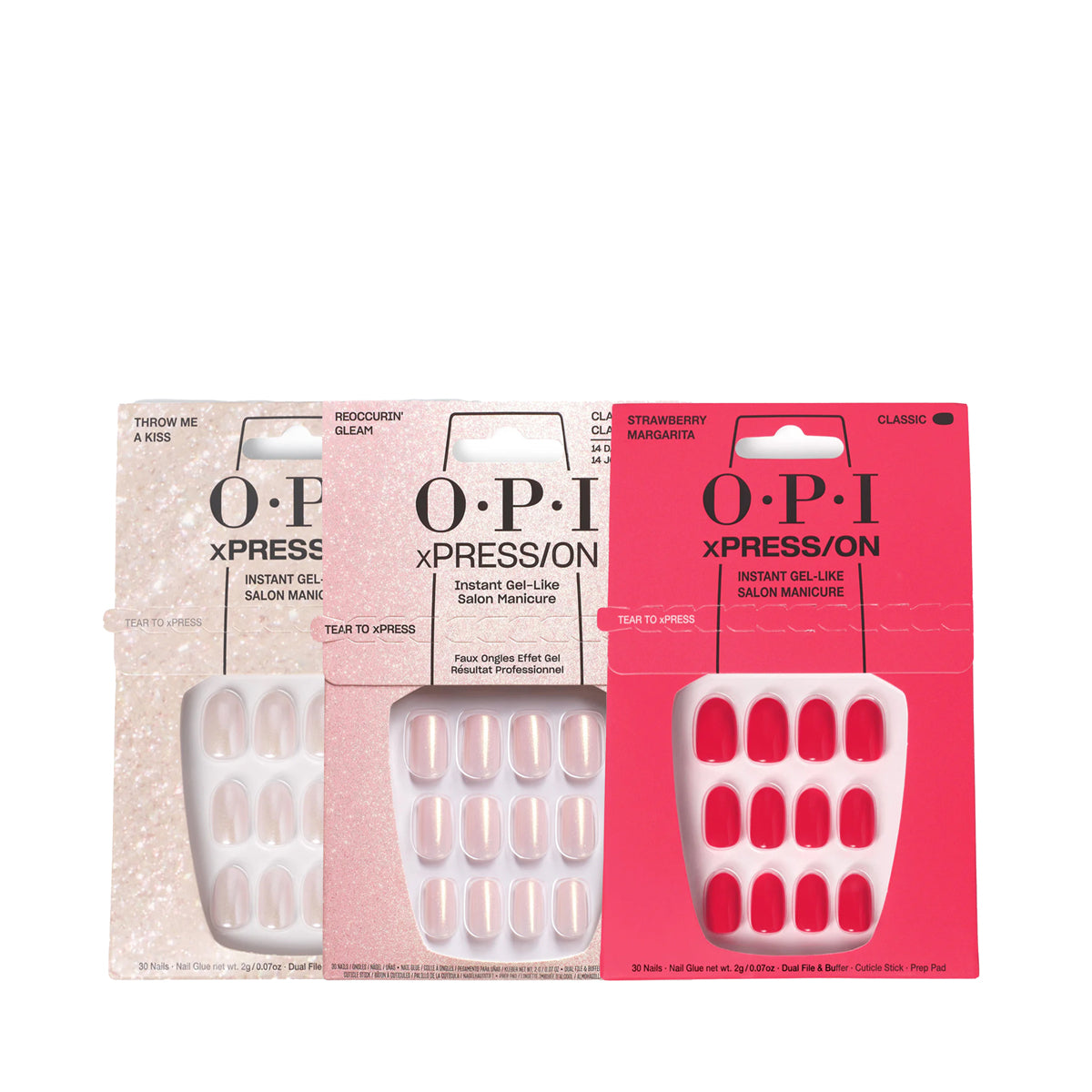 Gel Effect Press-On Nails x30