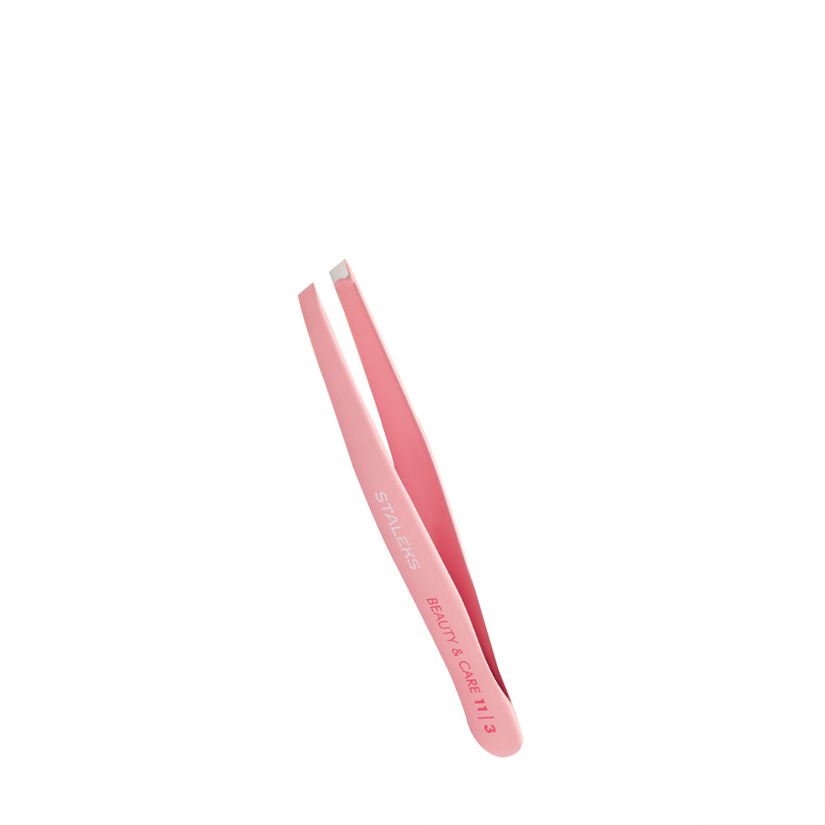 Rose Slanted Tweezers Wide Tips BEAUTY&CARE 11 Type 3
