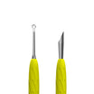 Cuticle Pusher with "Gummy" Silicone Handle UNIQ 11 Type 2