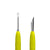 Cuticle Pusher with "Gummy" Silicone Handle UNIQ 11 Type 2