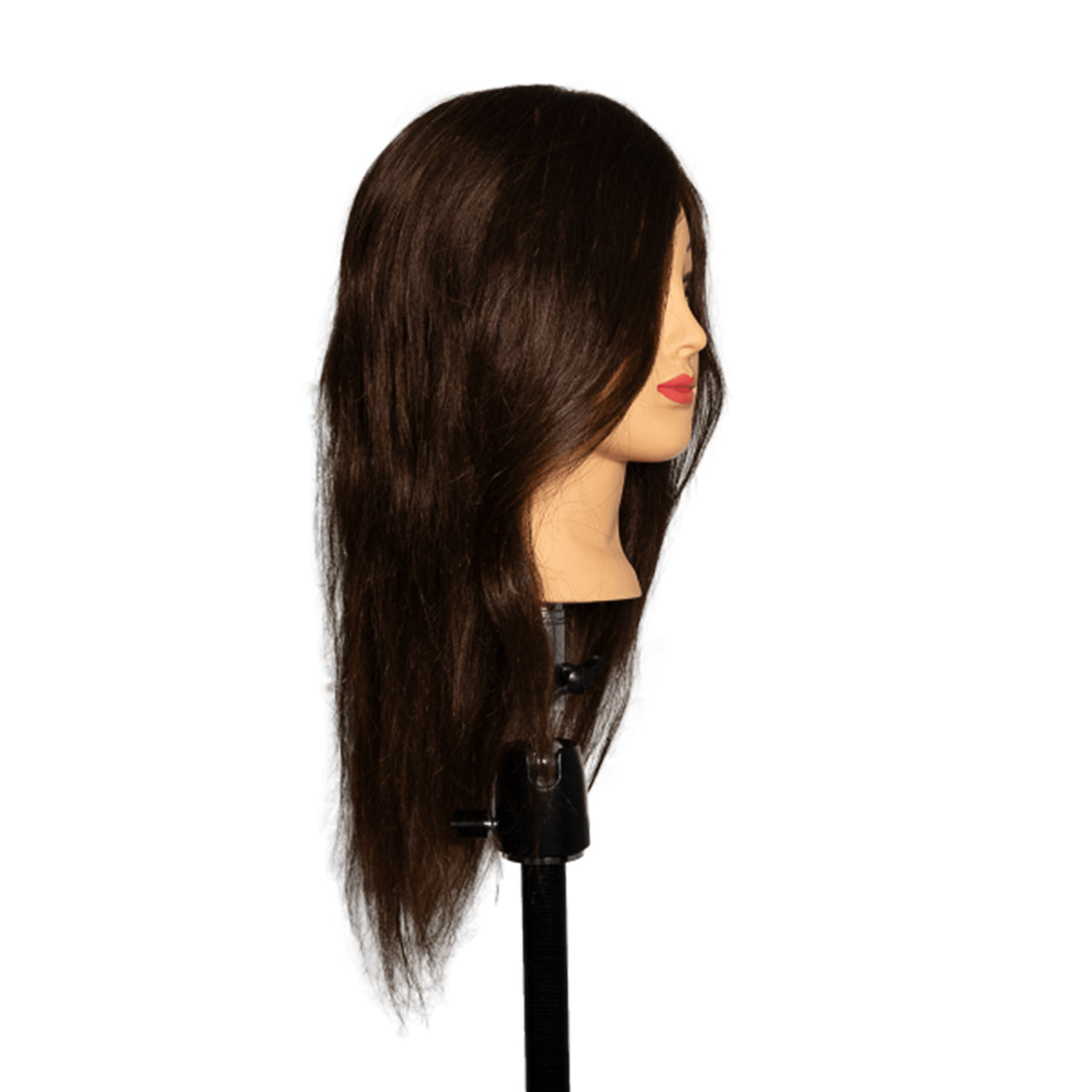 Tête Malléable Maureen Châtain 40cm spéciale balayage