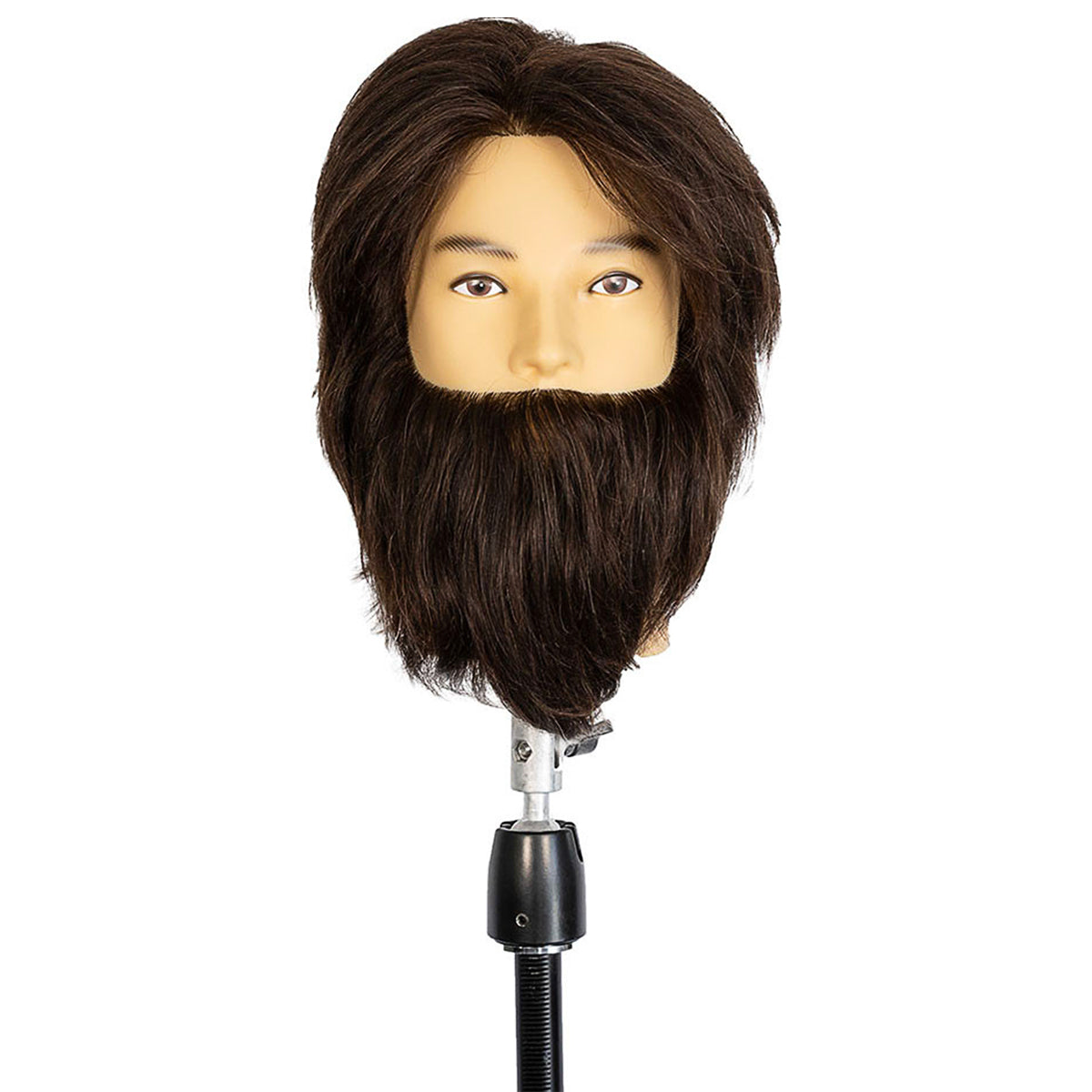 Tête Malléable MIKE Brun 20cm Spéciale Barbe