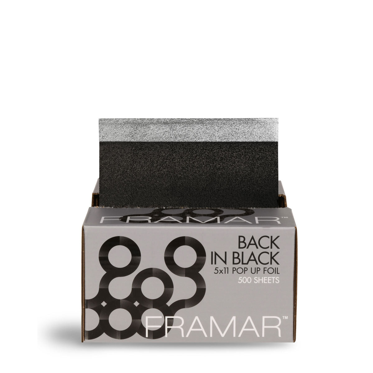 Black Aluminum Foil 500 Sheets 12x30cm