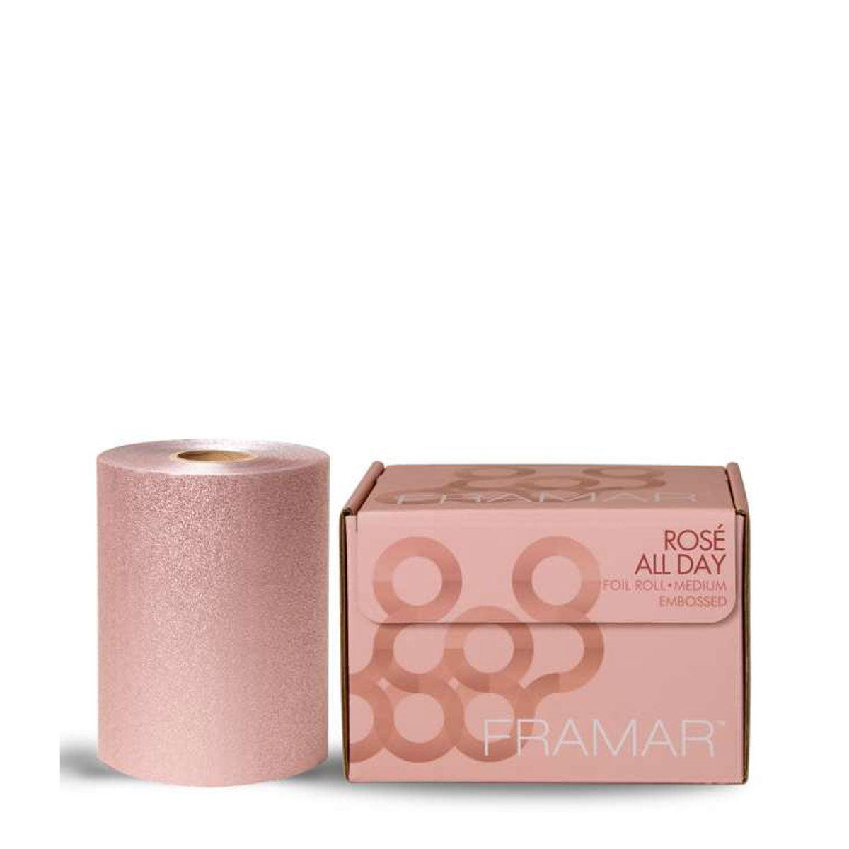 Alu Gaufré Rose 10cmx100mètres