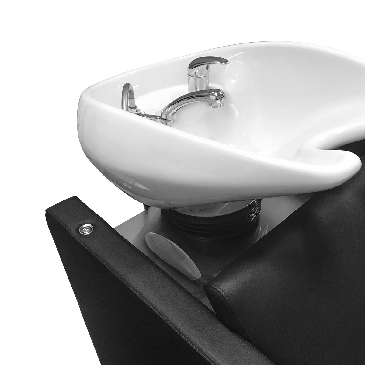 Bac ADRIEN 1 place massage Air du dos Lève-jambes électrique Cuvette Blanche