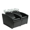 Bac ADRIEN 2 places Fixe Cuvette Blanche