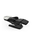 LUCENA Black Backwash Unit with Electric Chair
