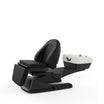LUCENA Black Backwash Unit with Electric Chair