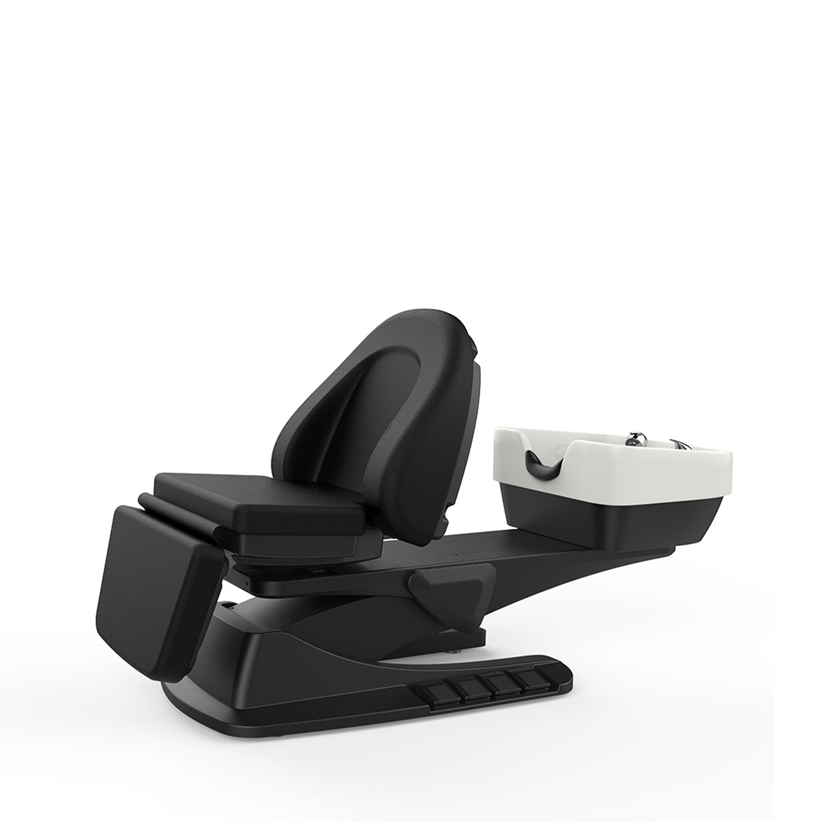 LUCENA Black Backwash Unit with Electric Chair