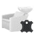 SkyWash Prima Classe Air Massage Backwash Unit with electric leg rest