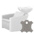 SkyWash Prima Classe Air Massage Backwash Unit with electric leg rest