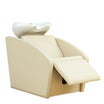 THEO 1-motor podiatry chair with electric leg rest and white bowl