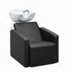 Up&Down Air Massage Bathtub + Electric Leg Rest Black 008C