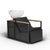 Bac E-BASIL Noir Accoudoirs Bois + Repose-Pieds Electrique