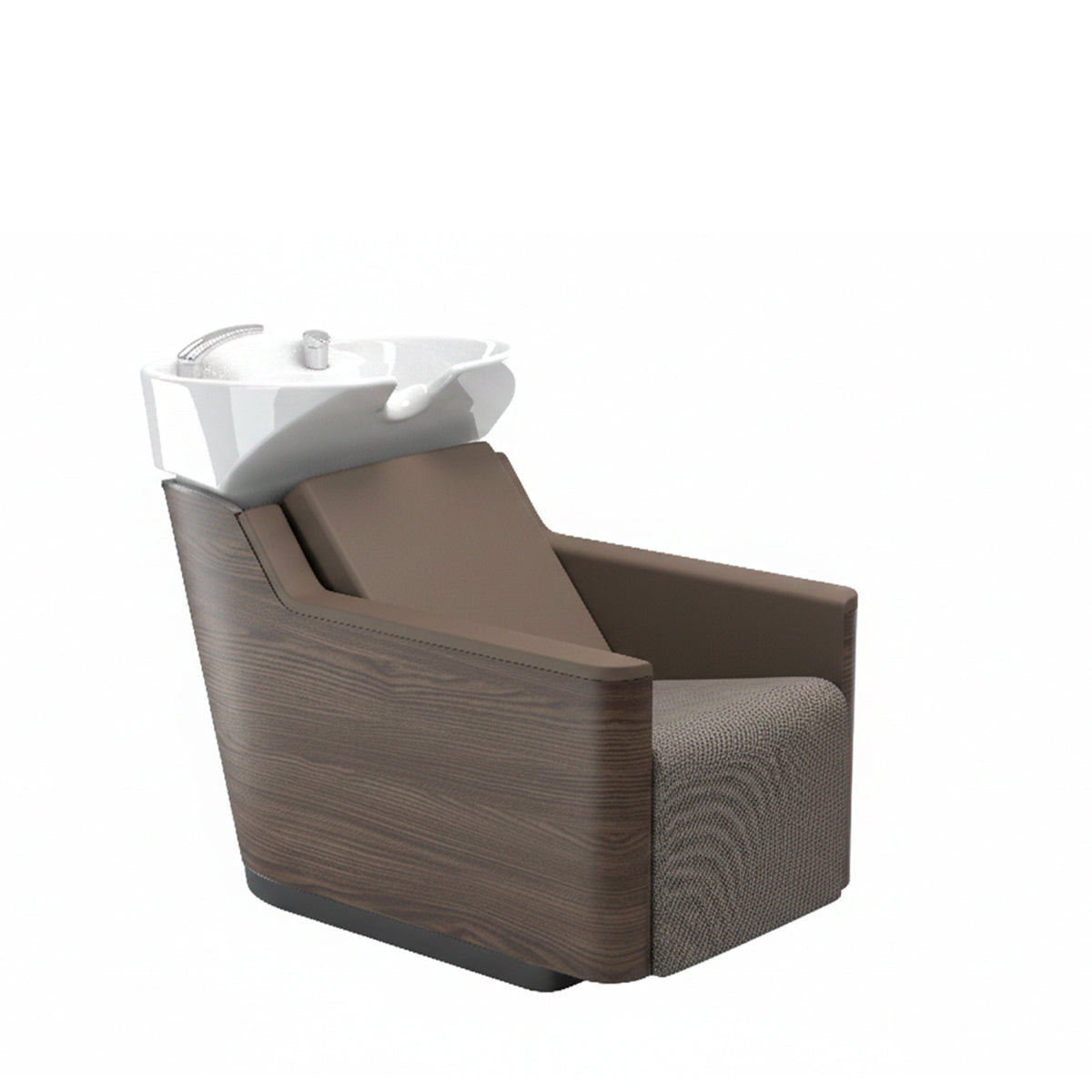 Bac ECO GREEN Star Class Air Massage Lève-Jambes Electrique Bois Foncé