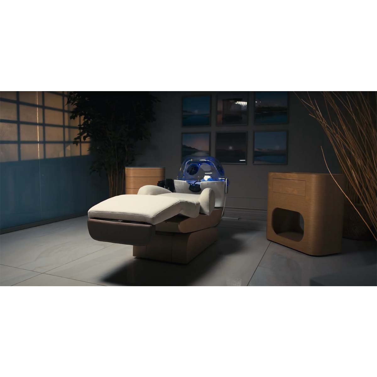 HEAVEN Relax bathtub + Igloo Shirodara + Vapomist 1 + Headrest