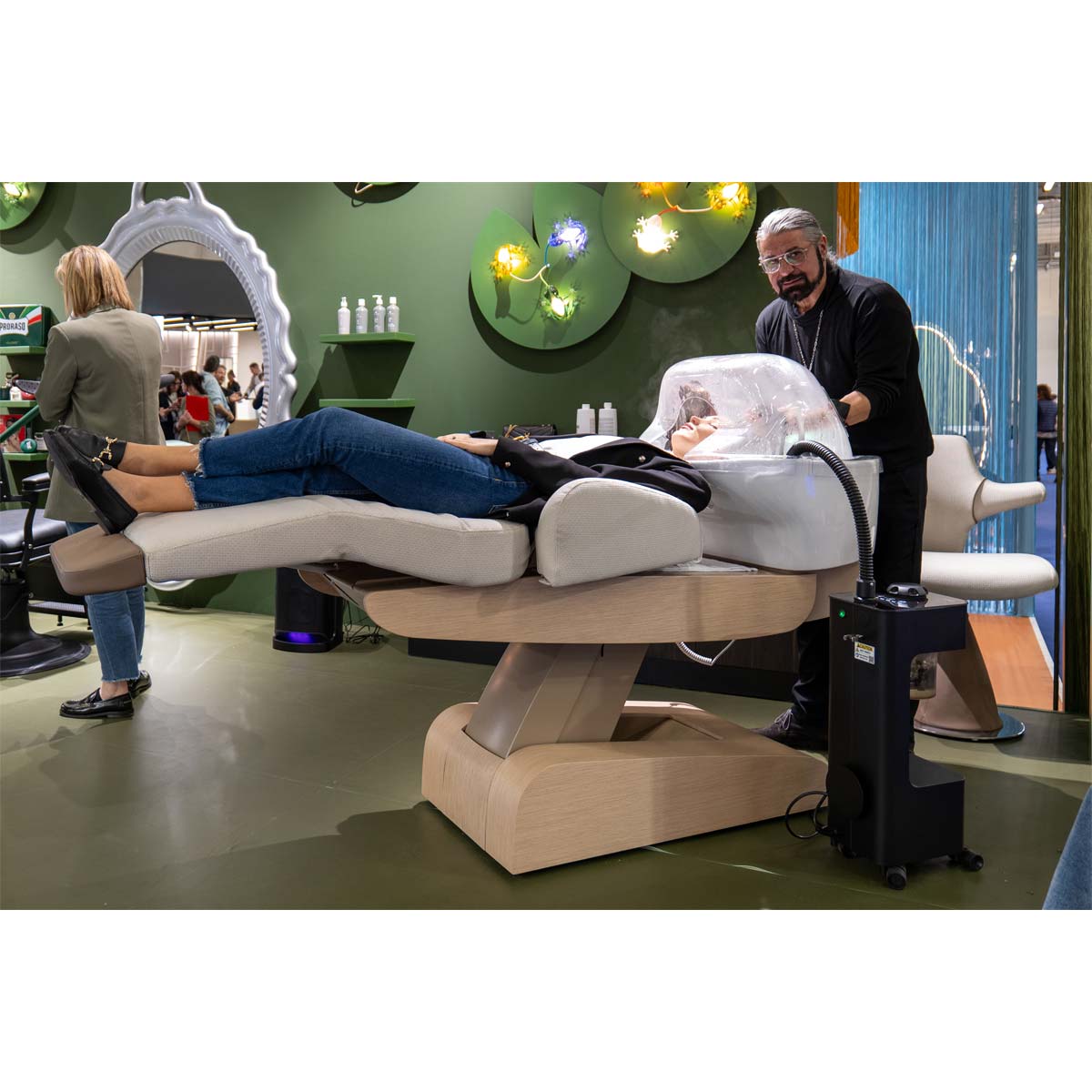 HEAVEN Air Massage Tub + Shirodhara Igloo + Vapomist 1 + Headrest