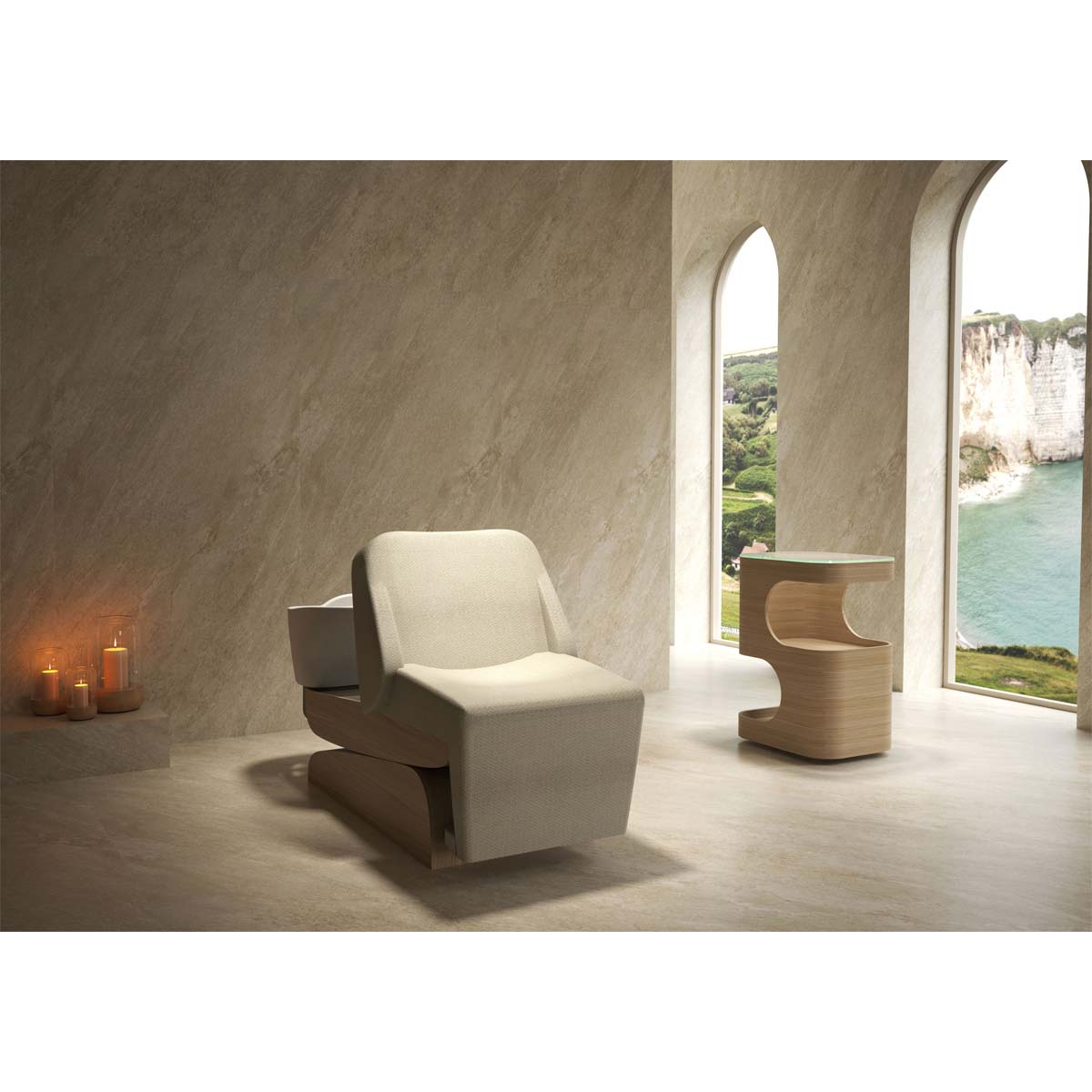 HEAVEN Air Massage Tub + Shirodhara Igloo + Vapomist 1 + Headrest