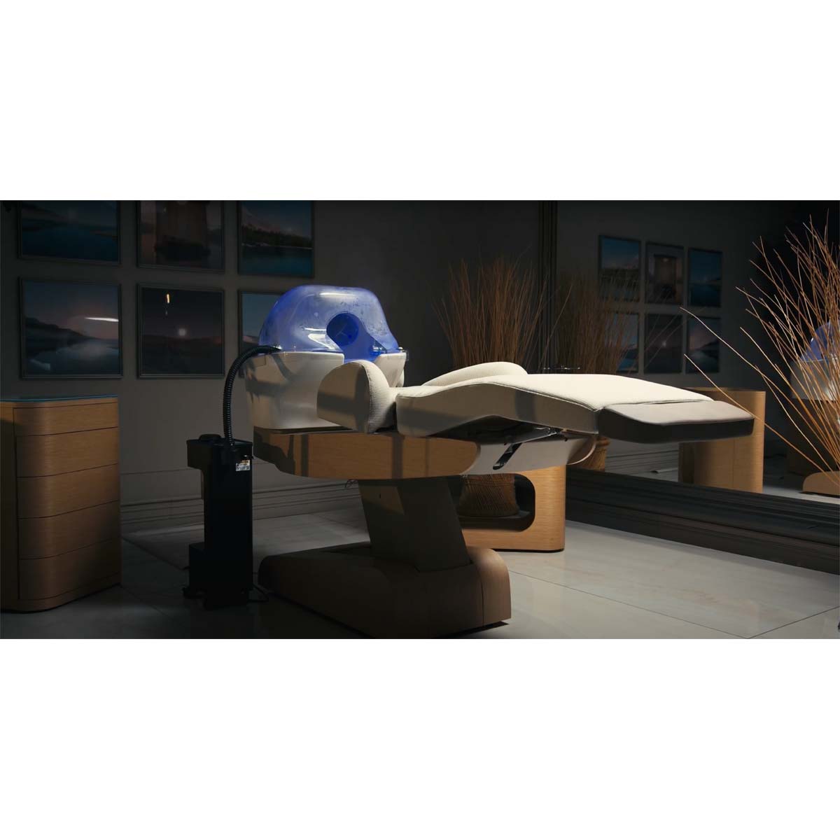 HEAVEN Air Massage Tub + Shirodhara Igloo + Vapomist 1 + Headrest