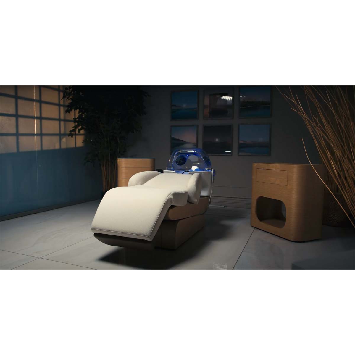 HEAVEN Air Massage Tub + Shirodhara Igloo + Vapomist 1 + Headrest