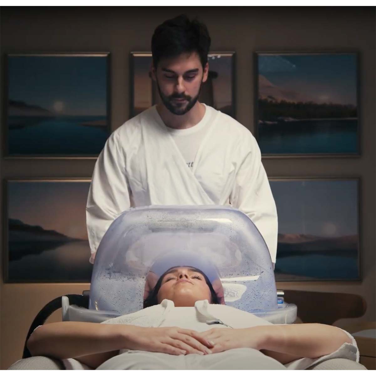 HEAVEN Air Massage Tub + Shirodhara Igloo + Vapomist 1 + Headrest