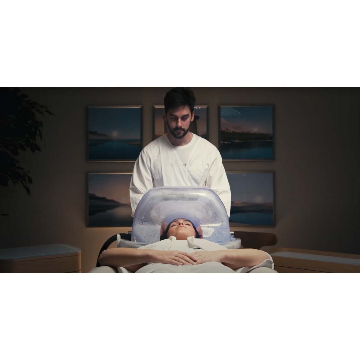HEAVEN Air Massage Tub + Shirodhara Igloo + Vapomist 1 + Headrest