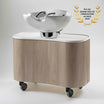 Bac HUB sur Roulettes Plateau Blanc Cuvette Blanche