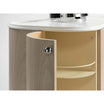 Bac HUB sur Roulettes Plateau Blanc Cuvette Blanche
