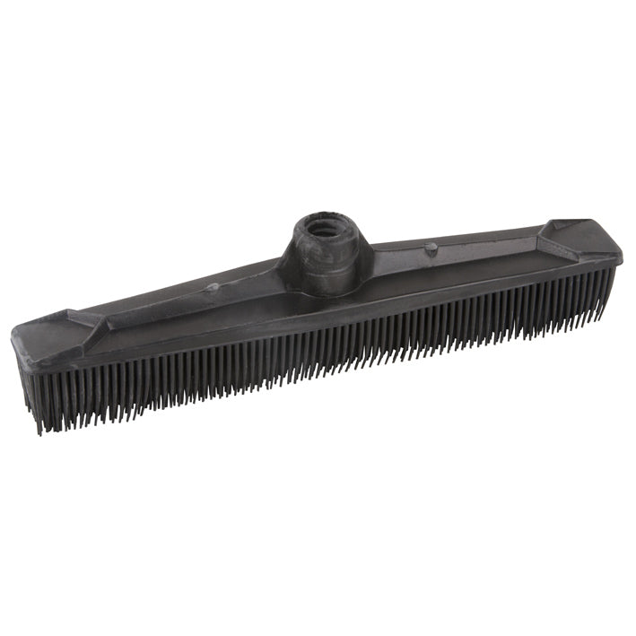 Black rubber broom
