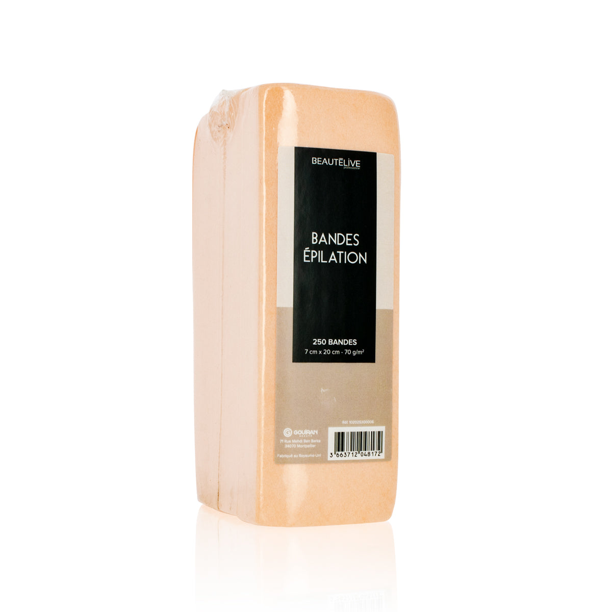 Disposable peach depilatory strips x250