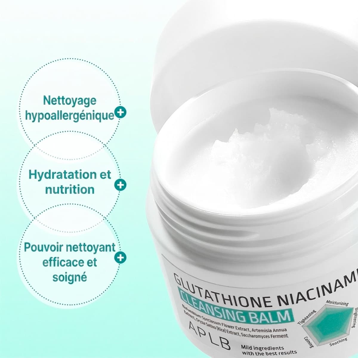 Baume Nettoyant Glutathione Niacinamide