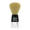 Black and clear resin shaving brush