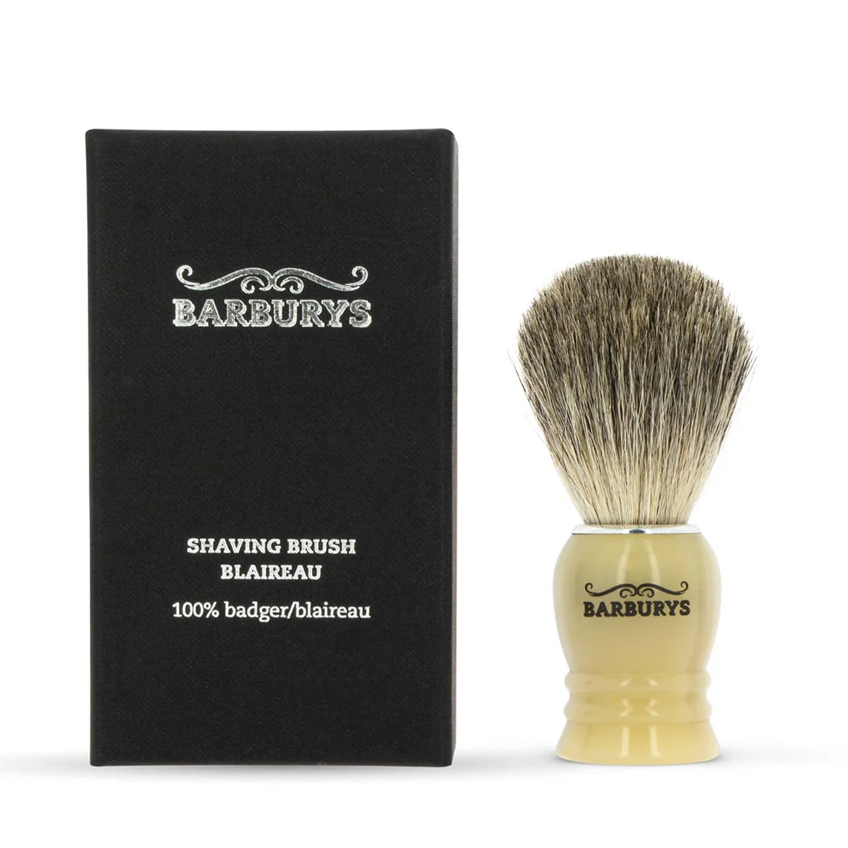 Baarburys Gray Marble Shaving Brush