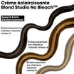 Crème Eclaircissante NO BLEACH Blond Studio