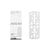 Pack of 10 blades for razor JT1 - JT3