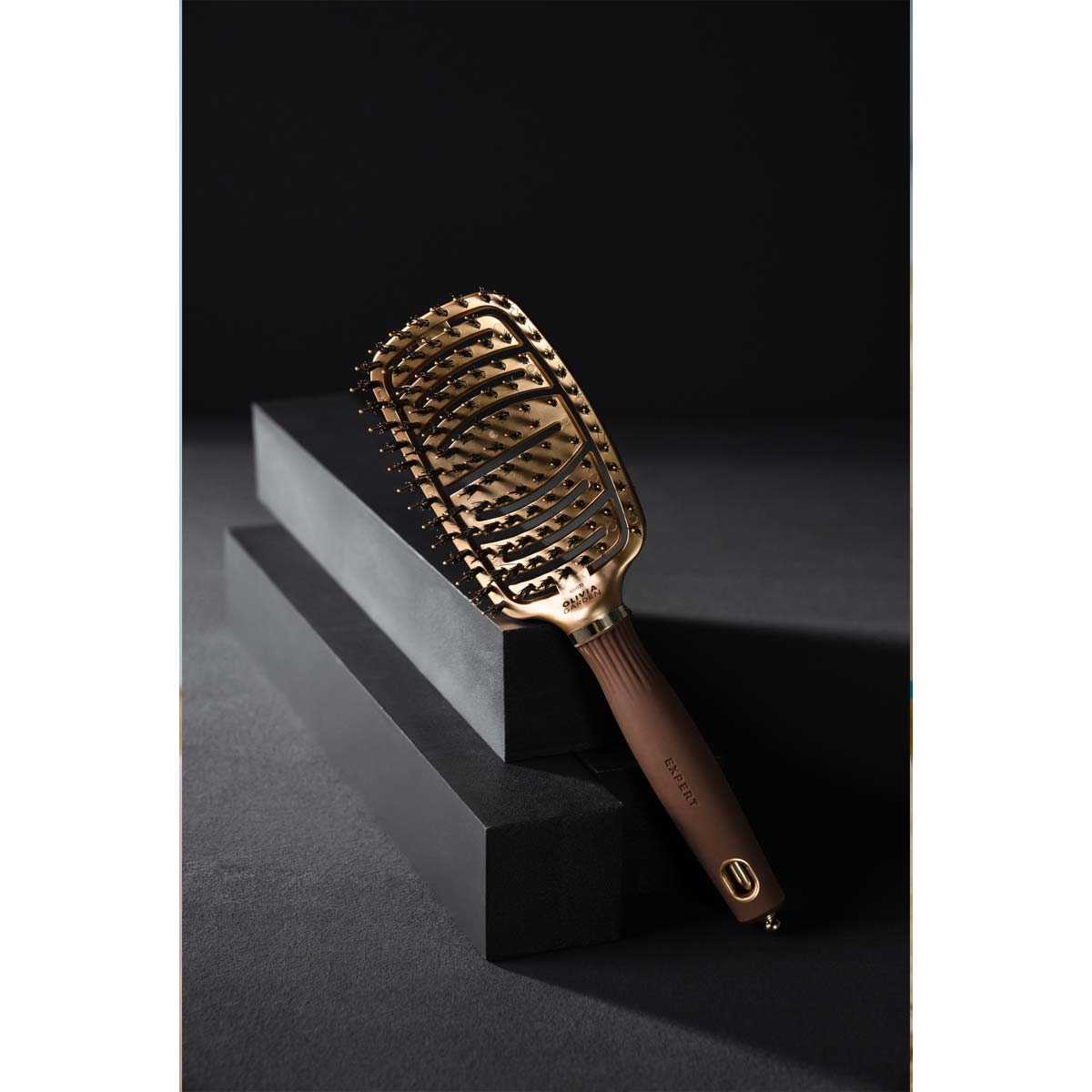 Expert Care Flex Gold & Brown Boar & Nylon Brush