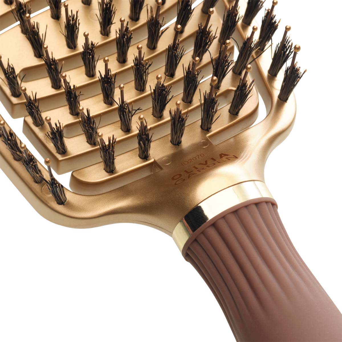 Expert Care Flex Gold & Brown Boar & Nylon Brush