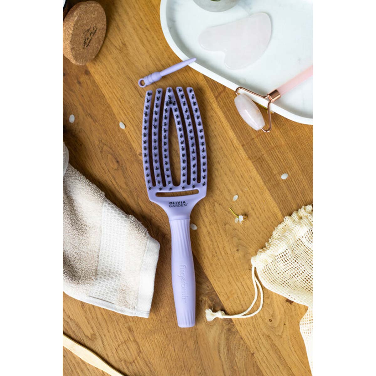 FINGERBRUSH CARE ICONIC Brush Lavender Combo M