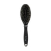 Oval pneumatic brush with mixed bristles