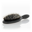 Oval pneumatic brush with mixed bristles