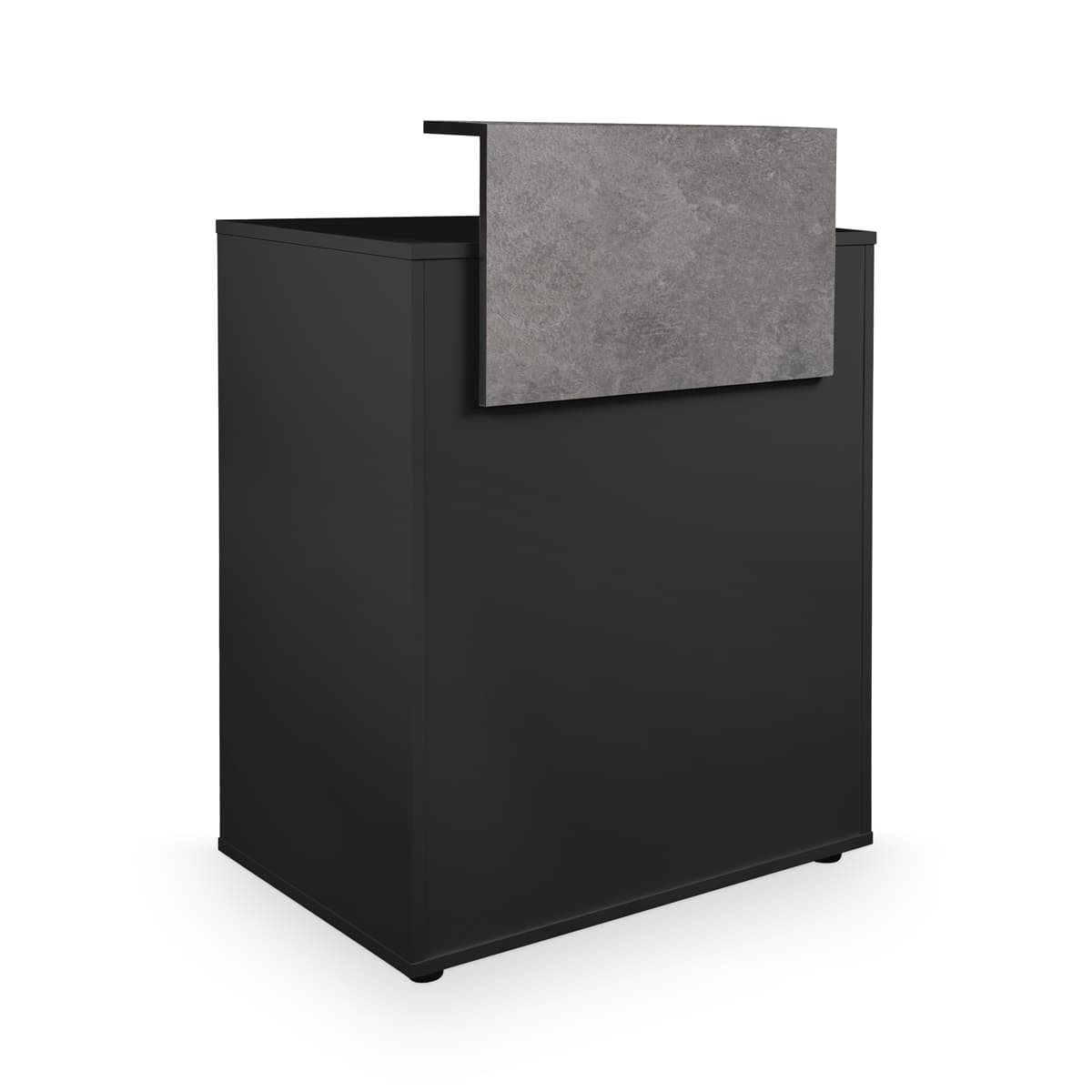 Caisse DYLAN Noire avec Panneau Frontal