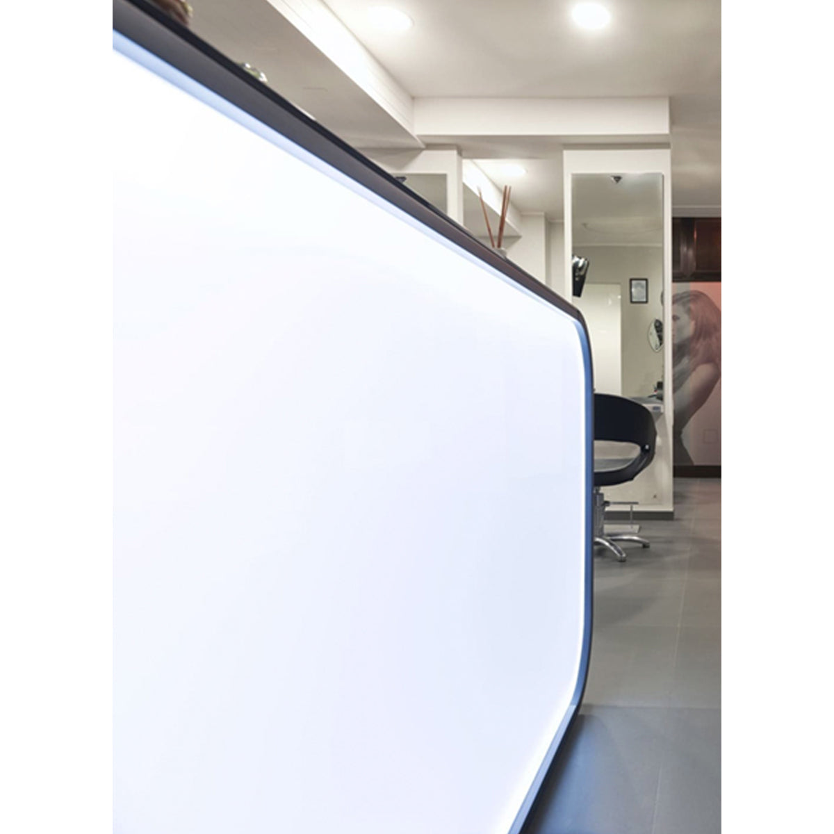 ECO GREEN Lacquered Ivory or Black Backlit LED Crate