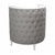 Caisse OBSESSION I Structure Blanc Mat Matelassée Cristaux Swarovski
